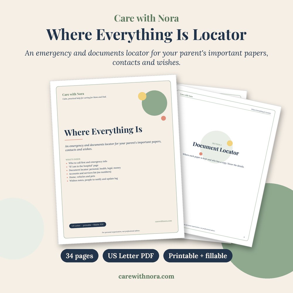 Where Everything Is Locator cover and sample pages